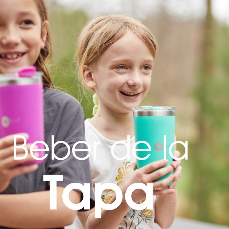 popyum-vaso-termico-13oz-beneficios-beber-tapa Set de 2 Vasos Térmicos Infantiles de Acero Inoxidable con Tapa y Popote, Rosa-Morado (13oz / 380ml)